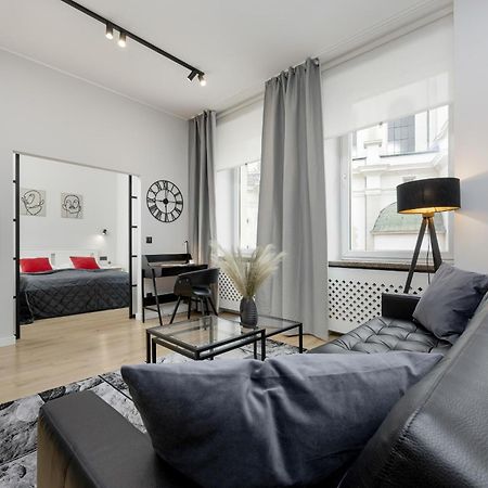 Exclusive Grey And Red Apartment In Warsaw Center By Noclegi Renters 외부 사진