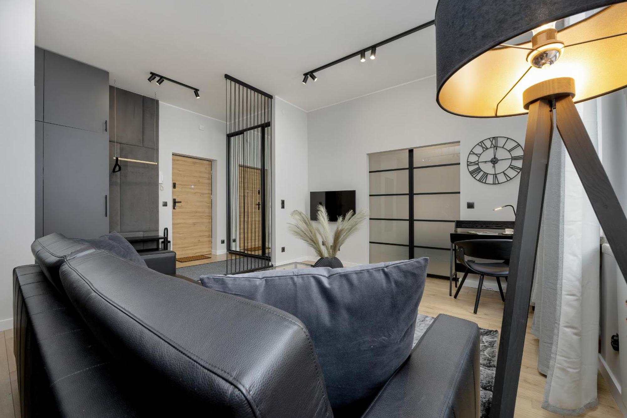Exclusive Grey And Red Apartment In Warsaw Center By Noclegi Renters 외부 사진