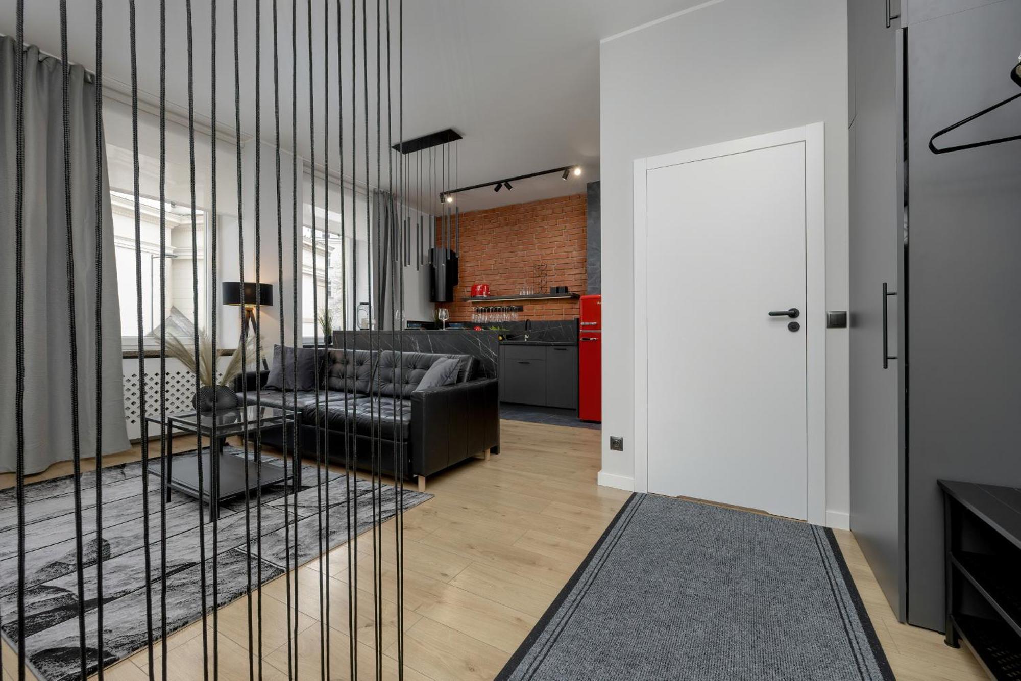 Exclusive Grey And Red Apartment In Warsaw Center By Noclegi Renters 외부 사진
