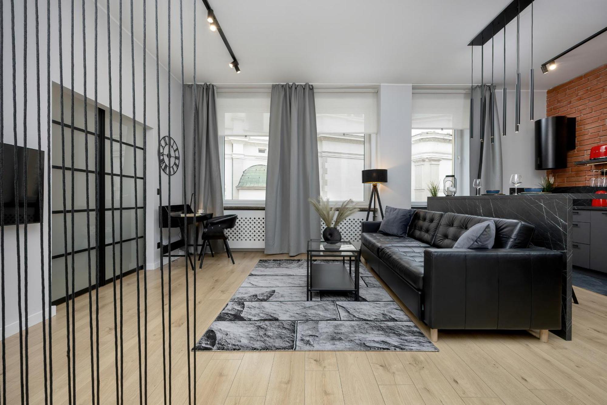Exclusive Grey And Red Apartment In Warsaw Center By Noclegi Renters 외부 사진